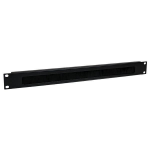 StarTech.com 1U Brush Strip Horizontal Server Rack Cable Management Panel