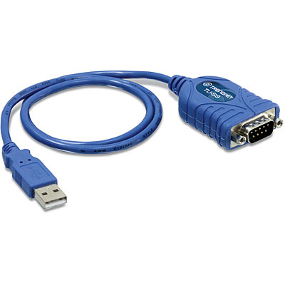 Image of Trendnet TU-S9 serial cable Blue USB Type-A DB-9