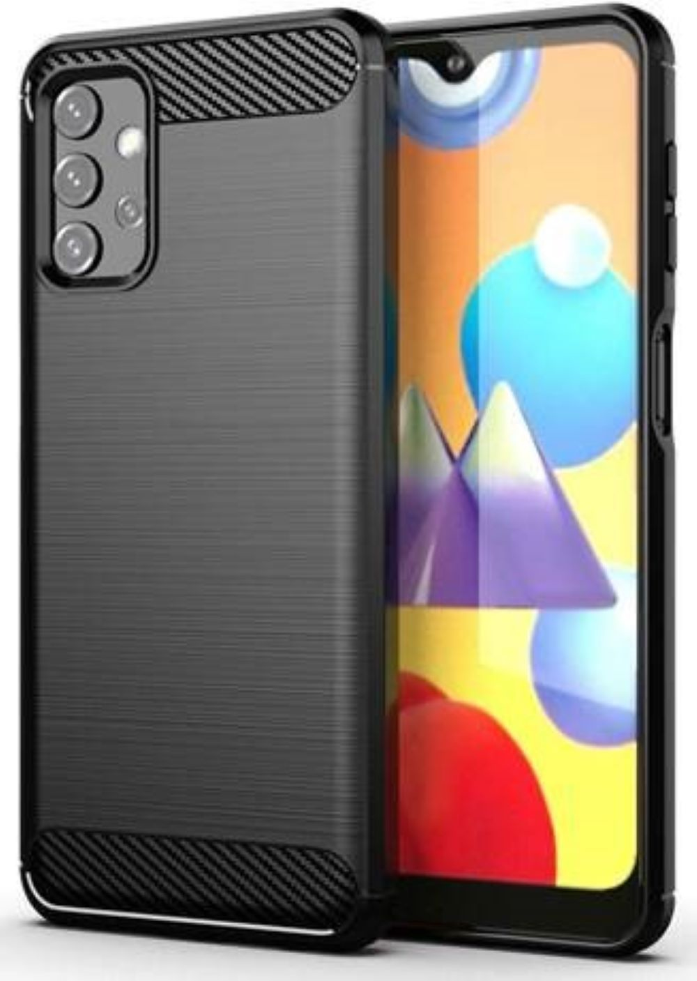 JLC Samsung A32(5G) Brushed Silicone Case- Black