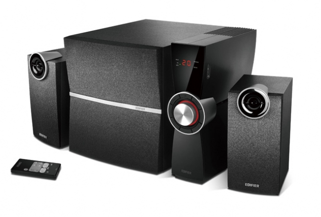 Image of Edifier C2XD speaker set 53 W PC Black 2.1 channels 2-way 18 W