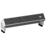 Bachmann DESK 2 power extension 0.2 m 4 AC outlet(s) Indoor Black, White