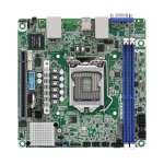 Asrock E3C256D2I motherboard Intel C256 LGA 1200 (Socket H5) mini ITX