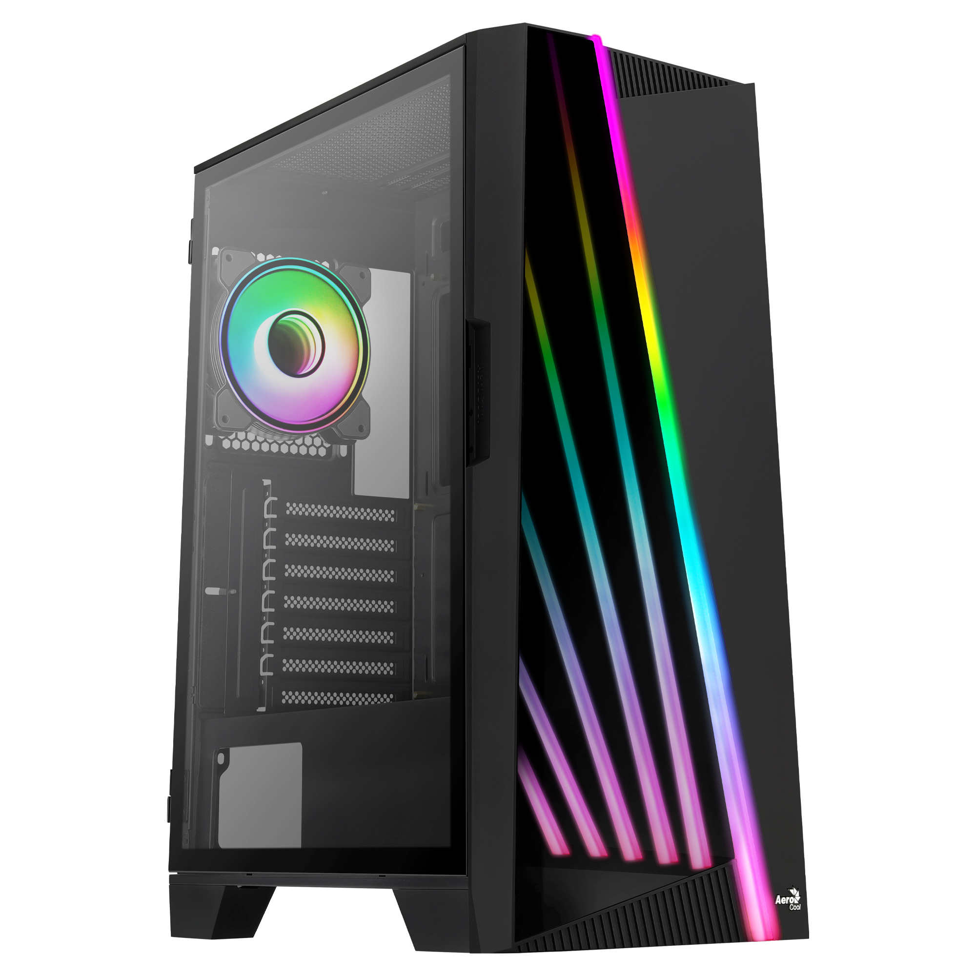 Image of Aerocool MIRAGEBK Computer Case ARGB Fan 12cm