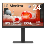 LG 24BA750-B computer monitor 60.5 cm (23.8") 1920 x 1080 pixels Full HD LCD Black