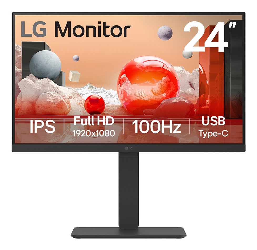 LG 24BA650 LED display 60.5 cm (23.8") 1920 x 1080 pixels Full HD