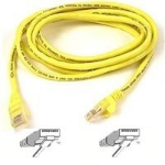 Belkin Cat. 5e Patch Cable - 10ft - 1 x RJ-45, 1 x RJ-45 networking cable Yellow 119.7" (3.04 m)