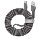 Rivacase PS 6102 GR12 USB cable USB 2.0 1.2 m USB C USB A Grey