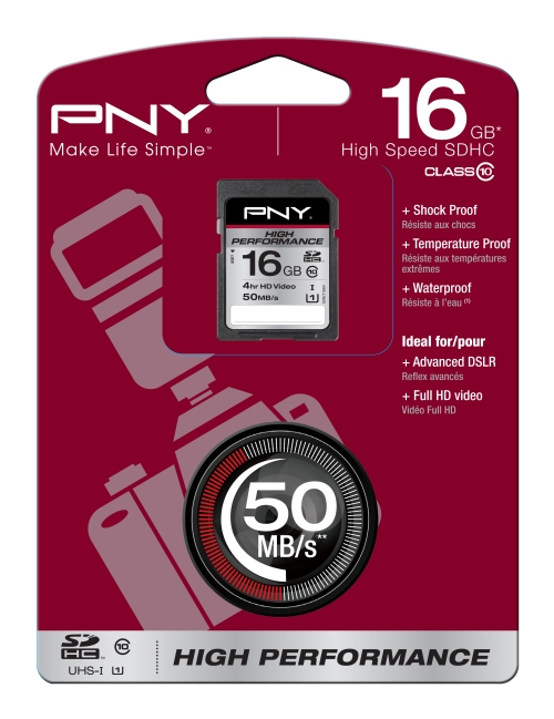 Image of PNY 16GB SDHC Class 10