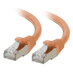 C2G 5ft Cat6a networking cable Orange 59.1" (1.5 m) S/FTP (S-STP)