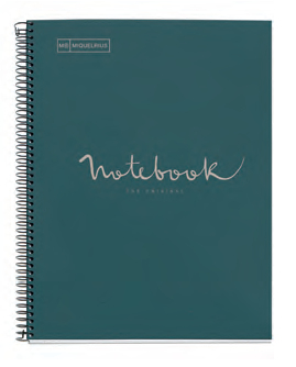 Miquelrius ECO Emotions writing notebook A4 80 sheets Navy