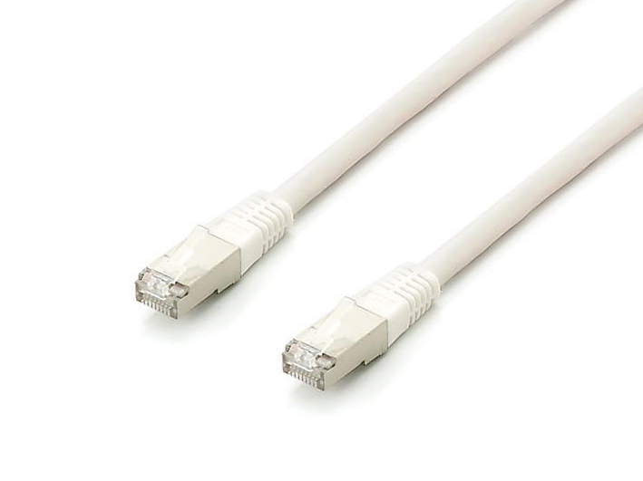Photos - Cable (video, audio, USB) Equip Cat.6A Platinum S/FTP Patch Cable, White, 1.0m , 10pcs/set 645610 