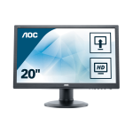 AOC 60 Series M2060PWDA2 LED display 49.6 cm (19.5") 1920 x 1080 pixels Full HD Black