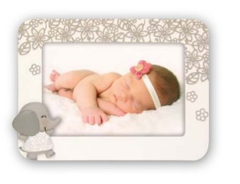 Image of ZEP Rocco - Beige - White - Single picture frame - Table - 10 x 15...