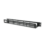 Origin Storage Cable Management Tray 1U black - for 19in Racks