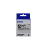 Epson C53S654017/LK-4SBE DirectLabel-etikettes black on silver 12mm x 9m for Epson LabelWorks 4-18mm/36mm/6-12mm/6-18mm/6-24mm
