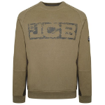 JCB Trade Crew Sweatshirt Olive M
