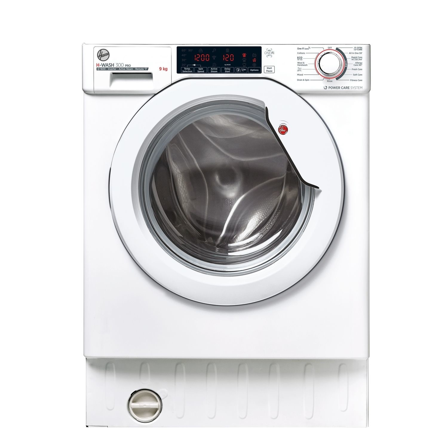 Photos - Other for Computer Hoover H-Wash 300 Pro 9kg 1600rpm Integrated Washing Machine - White 31801 