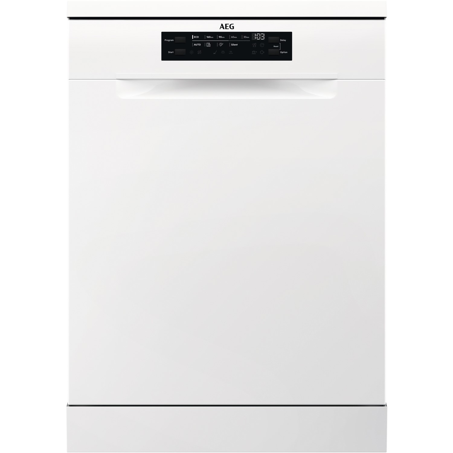 Photos - Dishwasher AEG 7000 Series 15 Place Settings Freestanding  - White FFB73727 