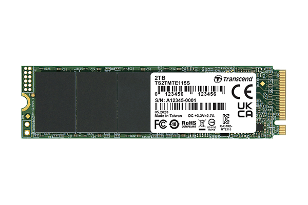 Image of Transcend 115S M.2 2000 GB PCI Express 3.0 3D NAND NVMe