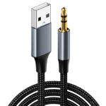 JLC USB 1M 2.0 and 3.5MM Audio Jack Cable