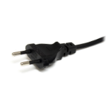 StarTech.com 2m Laptop Stroomkabel, EU Plug naar C7, 2.5A 250V, 18AWG, Laptop Vervangkabel, Printer Voedingskabel, Laptop Lader Kabel, Laptop Laadkabel, UL-Listed