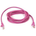 Belkin High Performance Cat6 Cable 25ft Pink networking cable 295.3" (7.5 m)