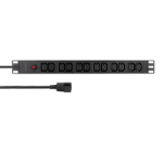 LogiLink 19" PDU 12 x IEC 60320 C13 socket, with overload protection