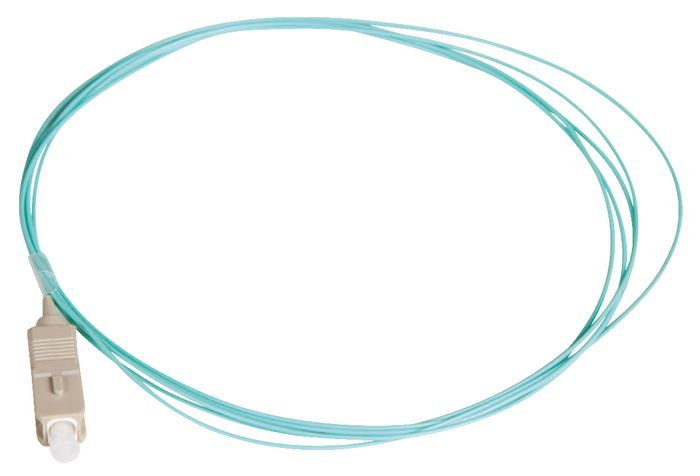 Image of Lanview LVO231399 fibre optic cable 2 m SC OM3 Aqua colour