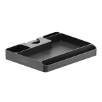 LogiLink Pole mounted storage shelf, for 30-48mm poles, black