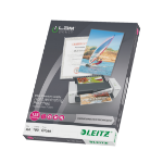 Leitz iLAM Ultra-premium Glossy A4 Laminating Pouches with UDT, 125 microns, Pack of 100