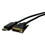 Cablenet 1m DisplayPort Male 1.2 - DVI-D Male 1080p Uni-D Black Cable