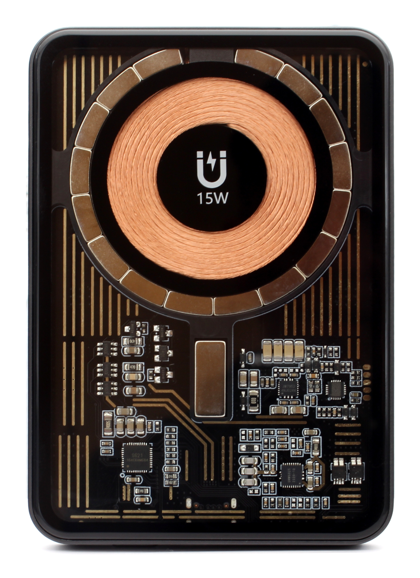 RealPower PB-5000 MAG Watch 5000 mAh Wireless charging Black