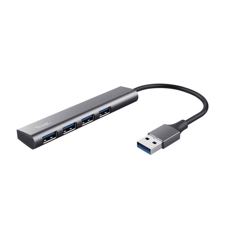 Image of Trust Halyx USB 3.2 Gen 1 (3.1 Gen 1) Type-A 5 Mbit/s Black, Grey