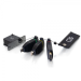 C2G Anillo de adaptadores HDMI[R] 4K con soporte para caja de mesa retráctil con Mini DisplayPort[TM], DisplayPort y USB-C[R] codificados por colores