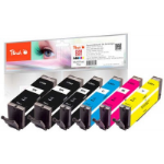 Peach 320124 ink cartridge 6 pc(s) Black, Cyan, Magenta, Yellow