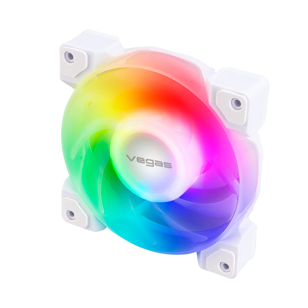 Image of Akasa VEGAS A12 Computer case, Processor Fan 12 cm White 1 pc(s)