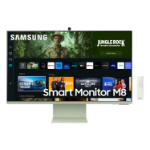 Samsung M80C computer monitor 81.3 cm (32") 3840 x 2160 pixels 4K Ultra HD LCD Green