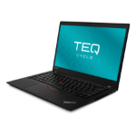 Teqcycle Lenovo Thinkpad T490s Intel® Core™ i5 i5-8365U Laptop 35.6 cm (14") Full HD 16 GB DDR4-SDRAM 256 GB SSD Wi-Fi 5 (802.11ac) Windows 11 Pro UK English Black
