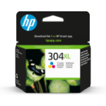 HP N9K07AE/304XL Printhead cartridge color high-capacity, 300 pages/5% 7ml for HP DeskJet 2620/3720