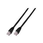 EFB Elektronik 2m Cat6 Patch networking cable Black U/UTP (UTP)