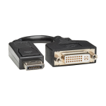 Tripp Lite P134-000 DisplayPort to DVI-I Adapter Cable (M/F), 6 in. (15.2 cm)