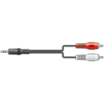AV Link 112.068UK audio cable 10 m 3.5mm 2 x RCA Black, Red, White