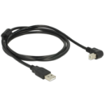 DeLOCK 1.5m, USB 2.0-A / USB 2.0-B USB cable USB A USB B Black