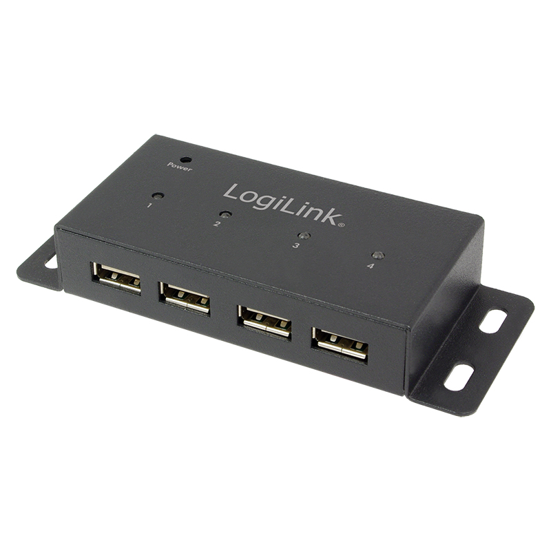 Image of LogiLink UA0141A interface hub 480 Mbit/s Black