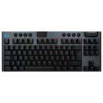 Logitech G G915 TKL toetsenbord Gamen RF-draadloos + Bluetooth AZERTY Belgisch Koolstof