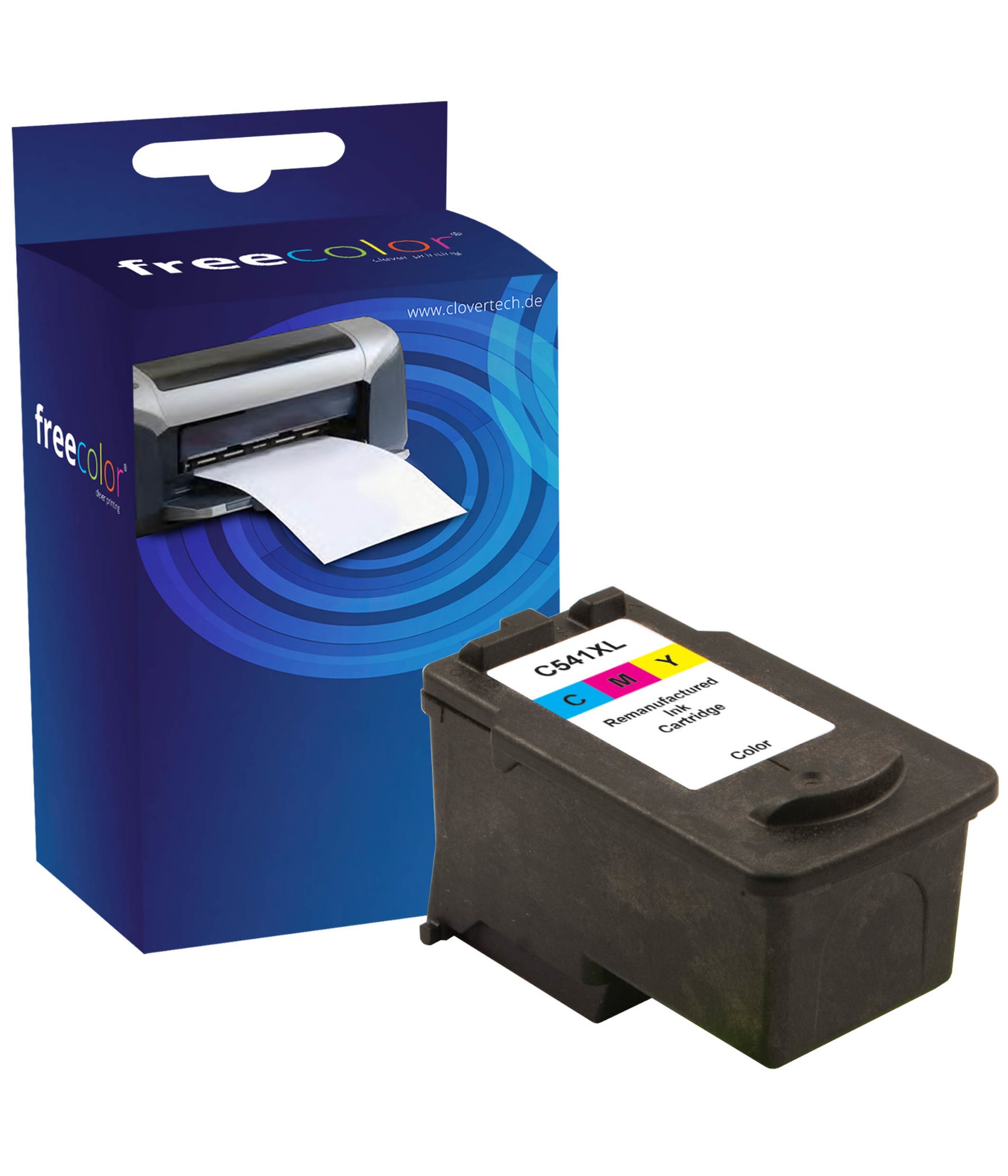 Freecolor CACL541-XL-INK-FRC ink cartridge 1 pc(s) Cyan, Magenta, Yellow