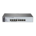 HPE OfficeConnect 1820 8G PoE+ (65W) Managed L2 Gigabit Ethernet (10/100/1000) Power over Ethernet (PoE) 1U Grey