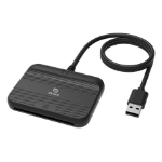 Akasa AK-CR-14BK smart card reader Indoor USB USB 2.0 Black