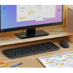 Logitech 920-013559 keyboard RF Wireless + Bluetooth English Graphite