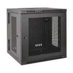 Tripp Lite SRW12US SmartRack 12U Low-Profile Switch-Depth Wall-Mount Small Rack Enclosure, Hinged Back